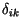 $\delta_{ik}$